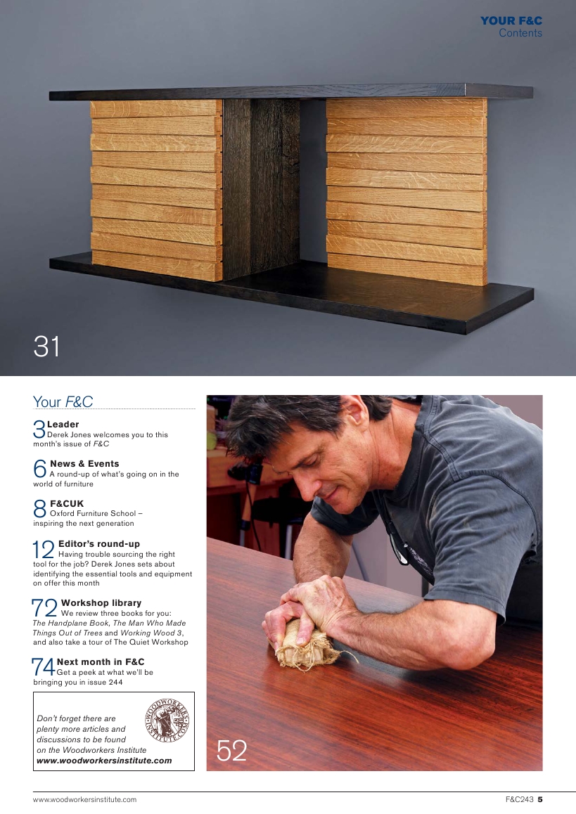 Furniture & Cabinetmaking 243 2016-04